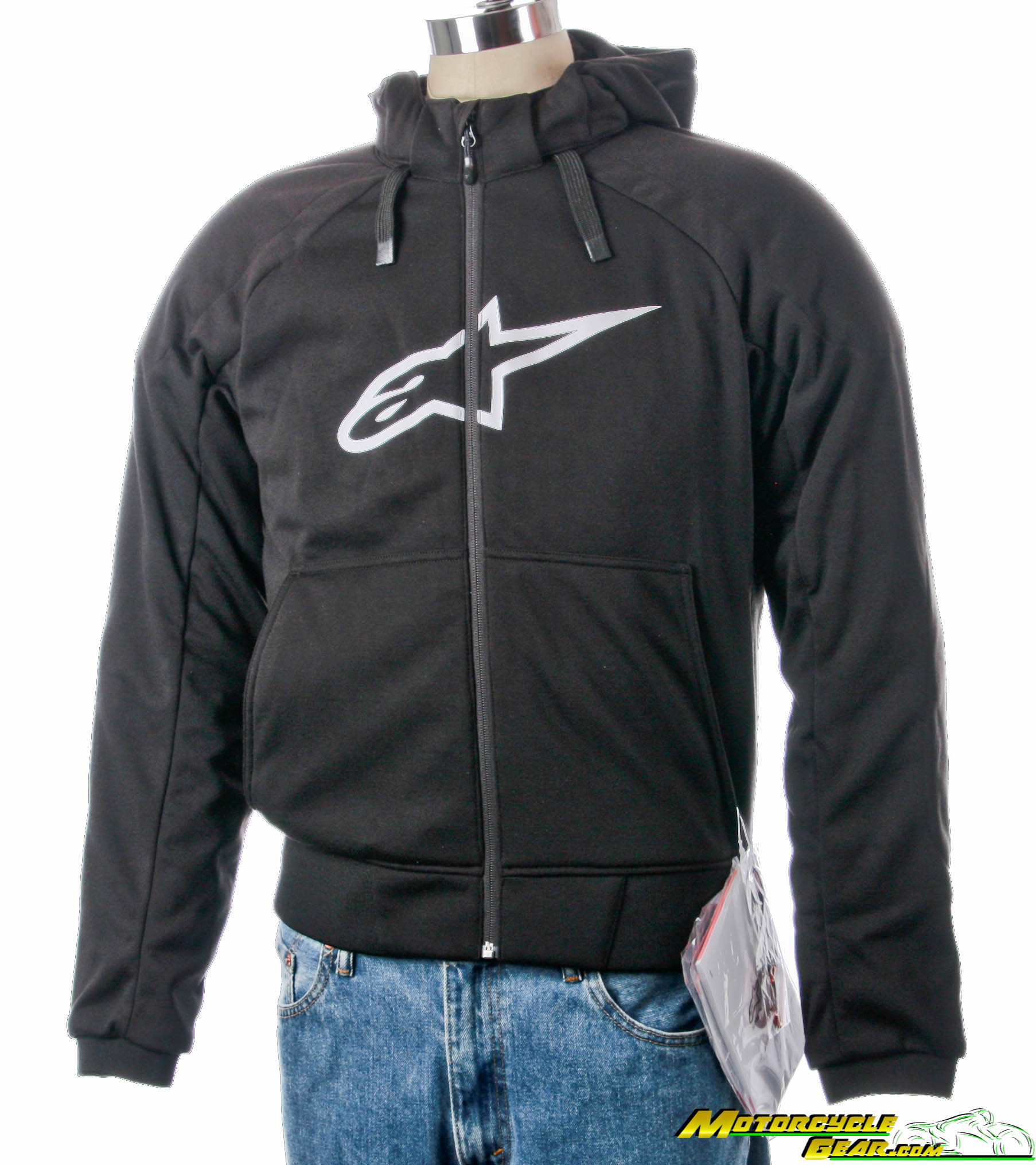 Viewing Images For Alpinestars Chrome Sport Hoodie :: MotorcycleGear.com