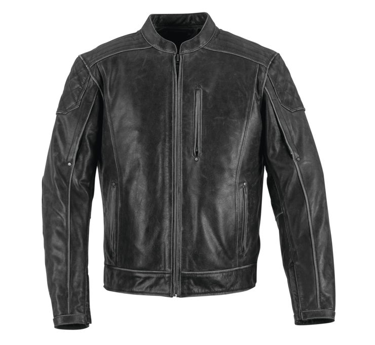 Viewing Images For Black Brand Carry On Leather Jacket ...