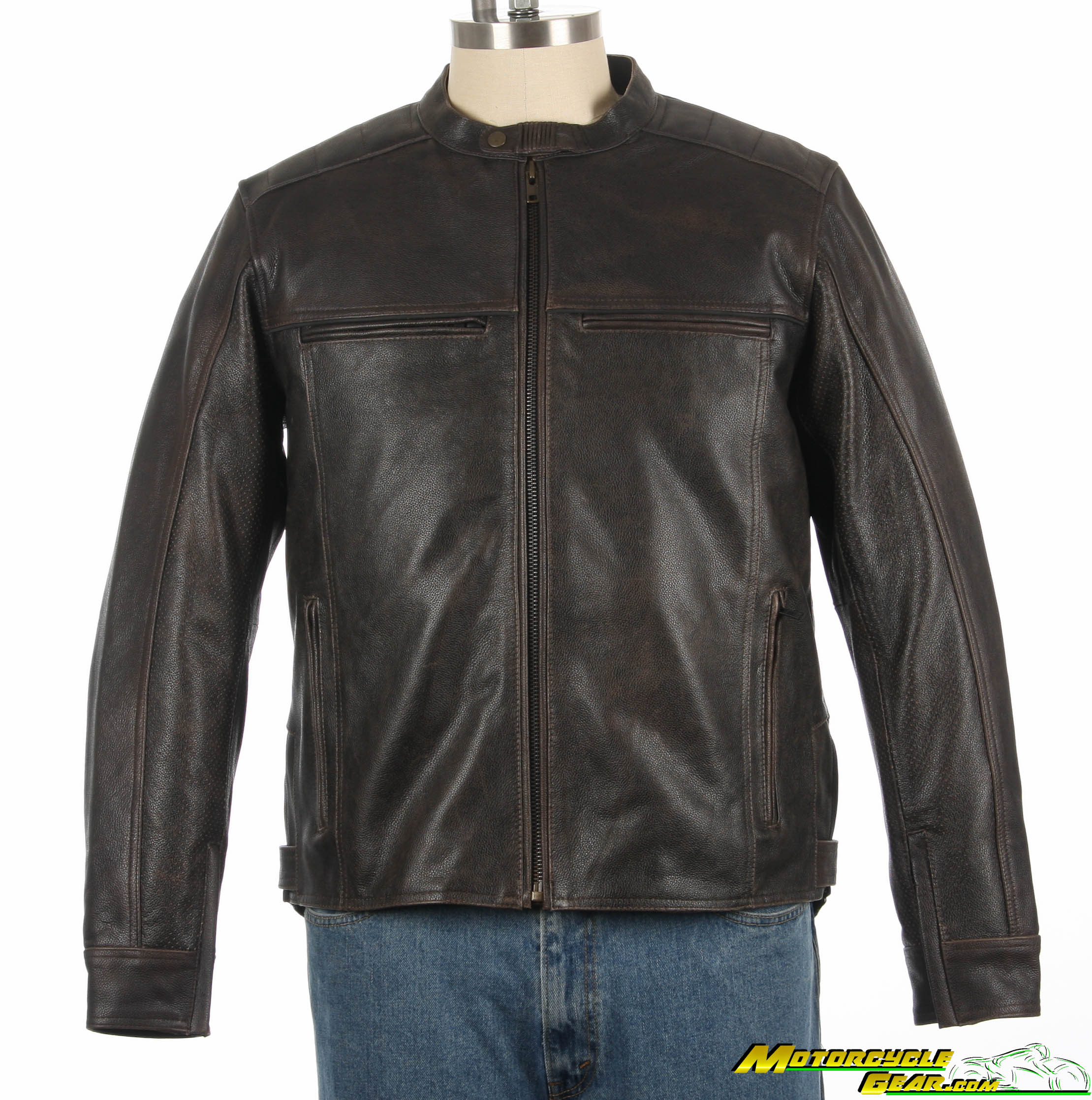 Viewing Images For Z1R Indiana Leather Jacket :: MotorcycleGear.com