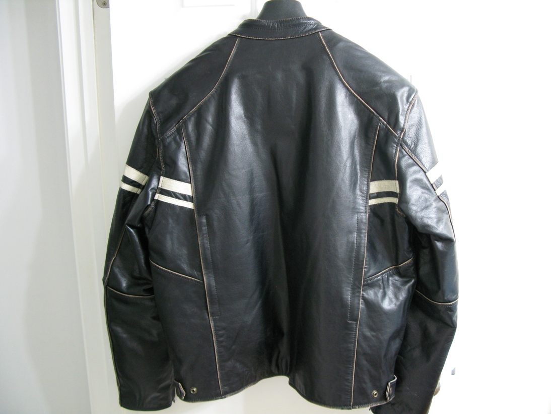 Viewing Images For River Road Hoodlum Vintage Leather Jacket ...